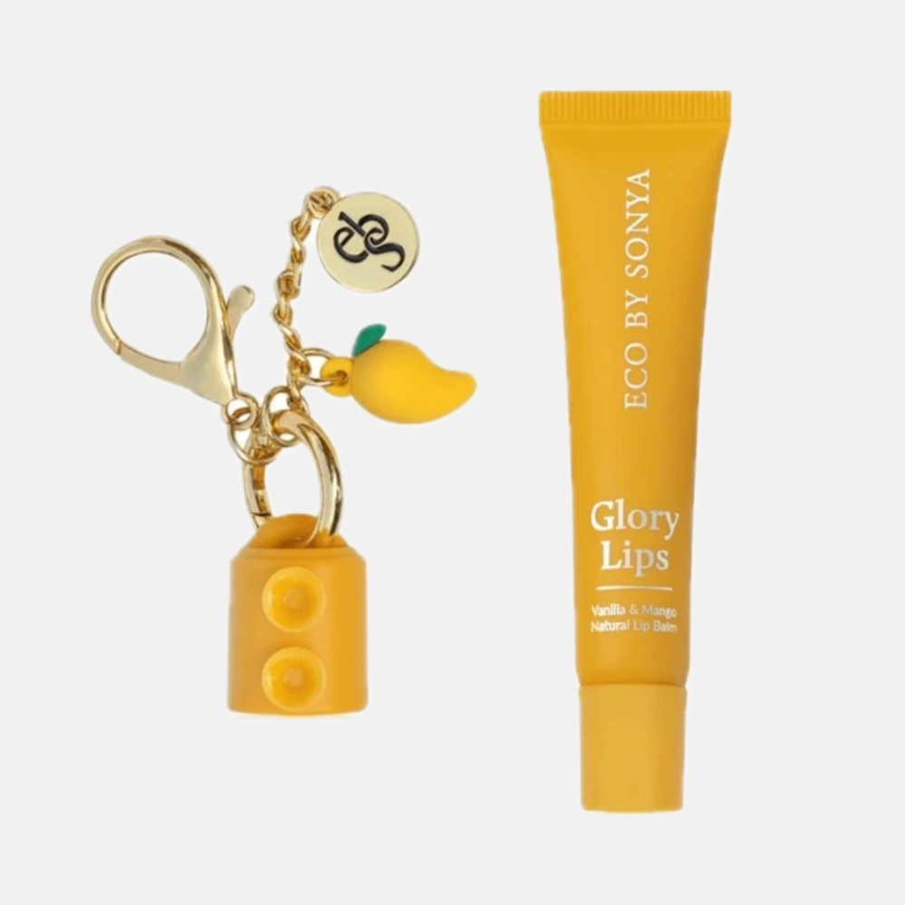 Eco by Sonya Glory Lips přírodní hydratační balzám pro hebké rty s přívěskem