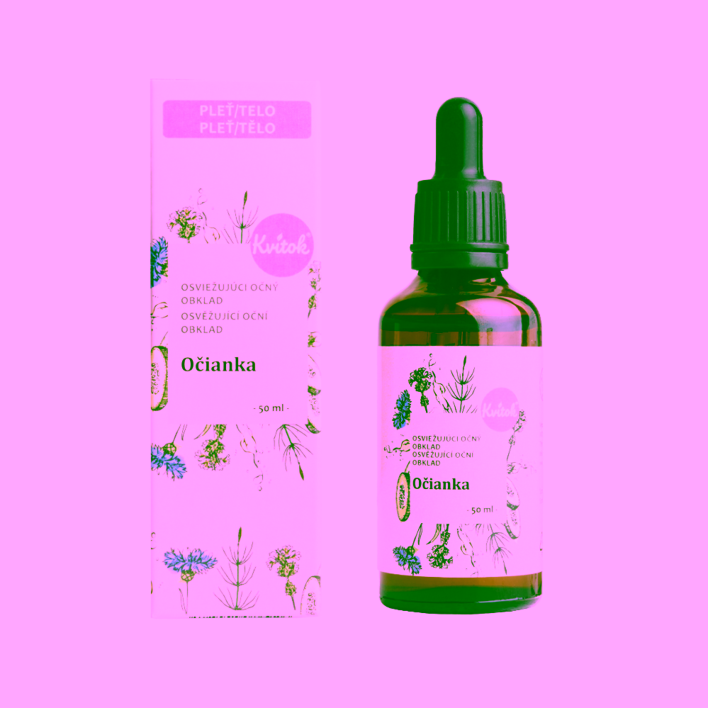 Kvitok Osvěžující oční obklad Očianka