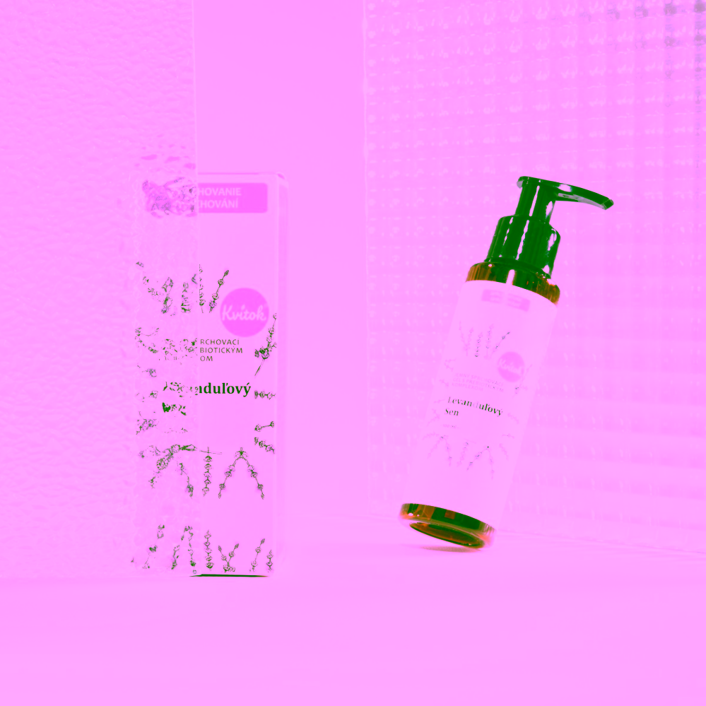 Kvitok Jemný sprchový gel s prebiotickým komplexem Levandulový Sen