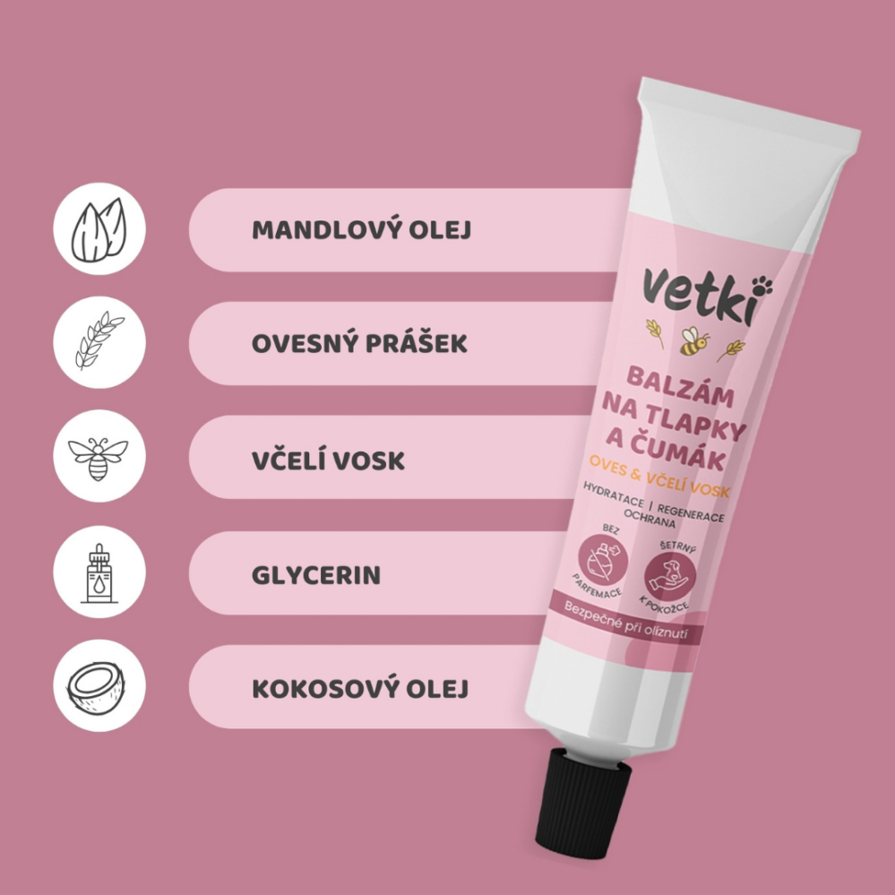 Vetki Balzám na tlapky a čumák pro psy i kočky