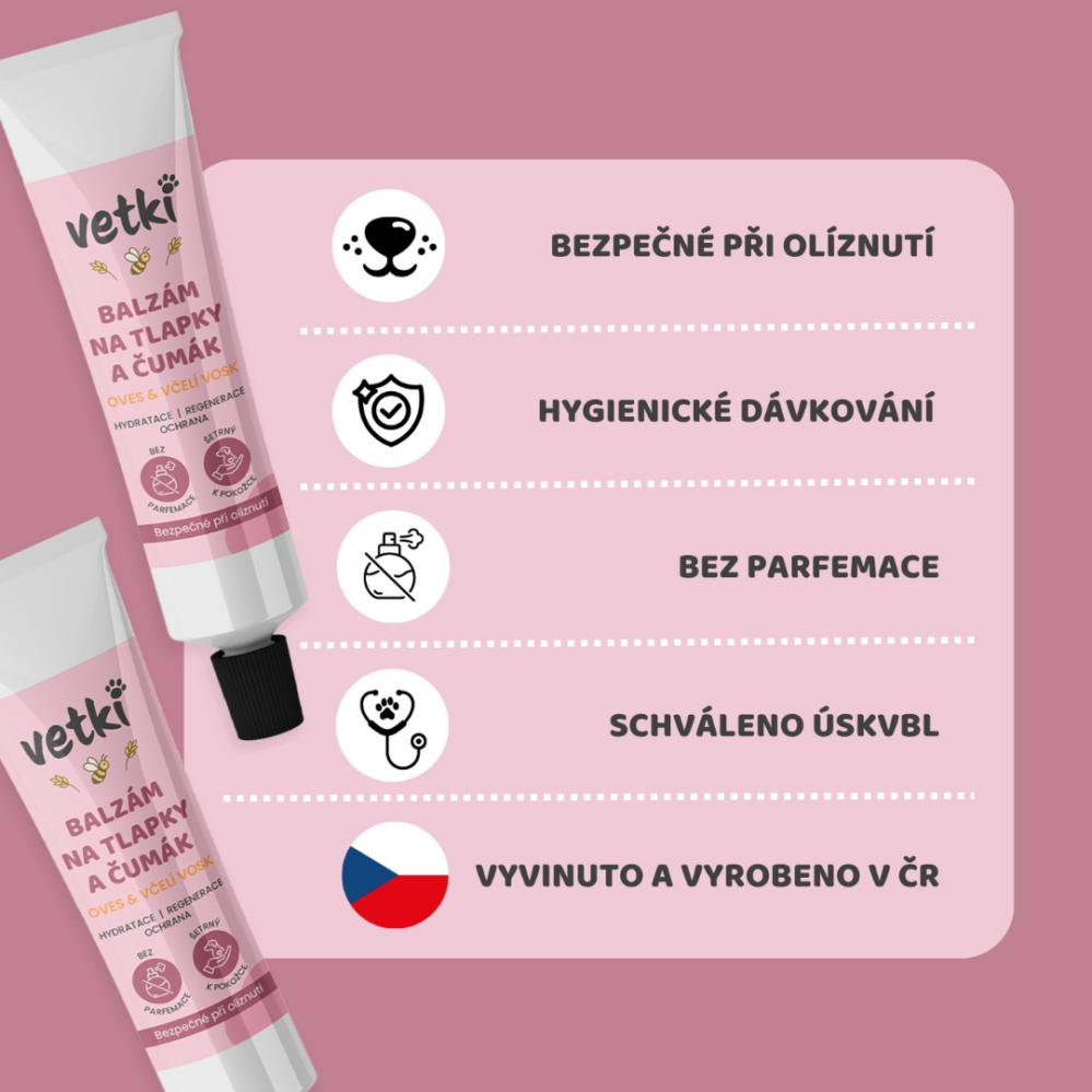 Vetki Balzám na tlapky a čumák pro psy i kočky
