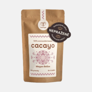 Cacayo Nepražené bio kakao Mayan Belize