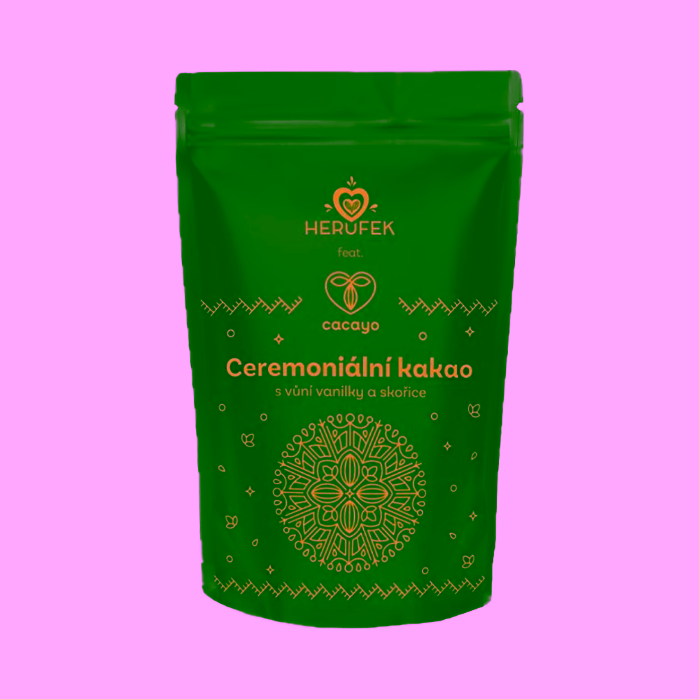 Cacayo Ceremoniální bio kakao s vůní vanilky a skořice