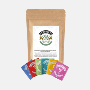 DÁREK: Hampstead Tea London Ochutnávací balíček bio bylinných, černých a zelených čajů 6 ks