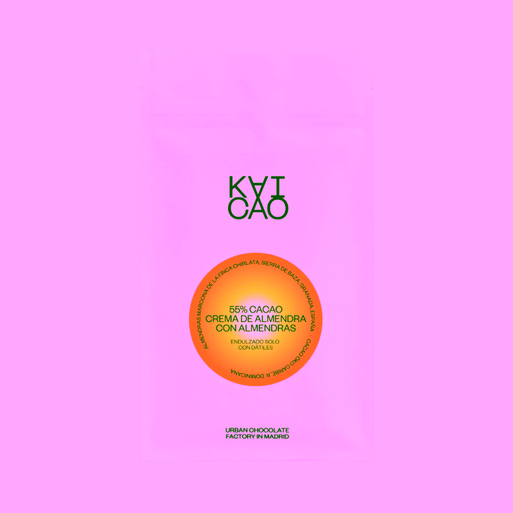 Kaicao 55% Cacao Crema De Almendra Con Almendras krémová mandle