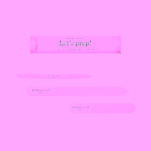 Manucurist Let‘s prep Set skleněných pilníků na nehty