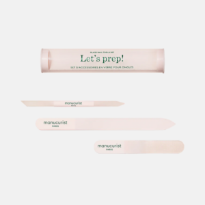 Manucurist Let‘s prep Set skleněných pilníků na nehty