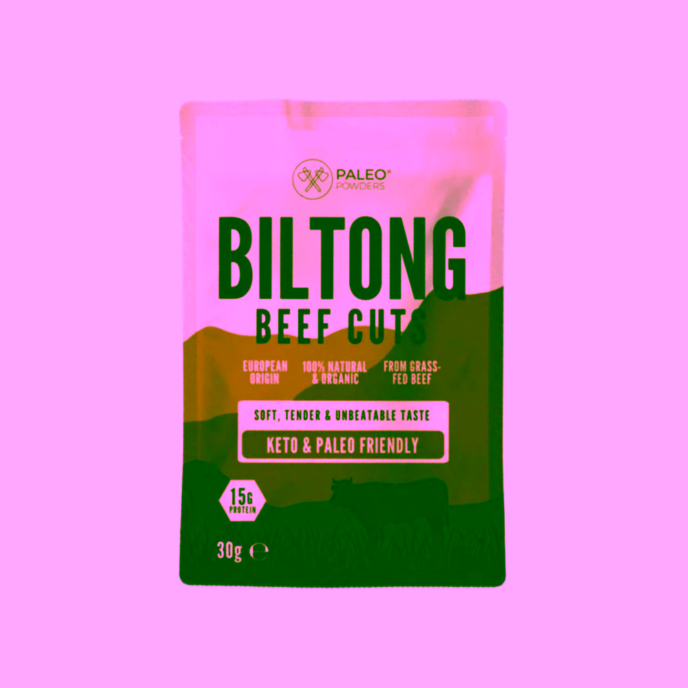 Paleo Powders Bio RAW Biltong beef cuts EU/hovězí 30 g