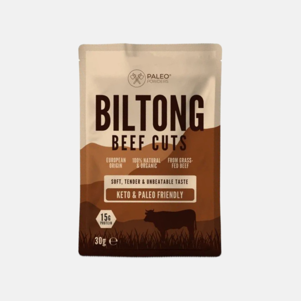 Paleo Powders Bio RAW Biltong beef cuts EU/hovězí 30 g