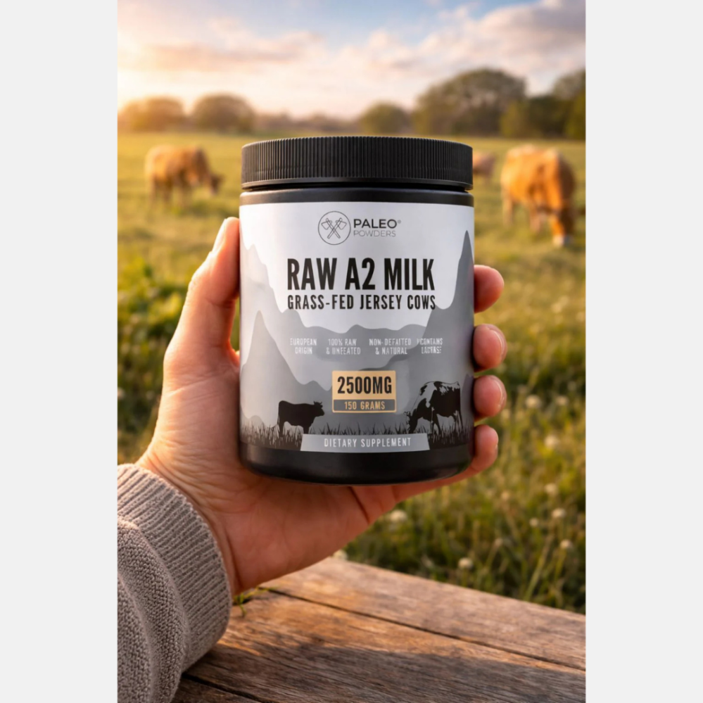 Paleo Powders RAW A2 Jersey mléko syrové, sušené mrazem, grass fed