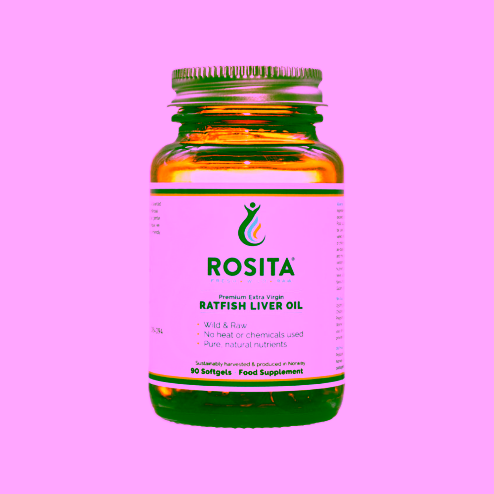Rosita Ratfish Liver Oil Viking Chimaera Monstrosa Oleum 90 kapslí