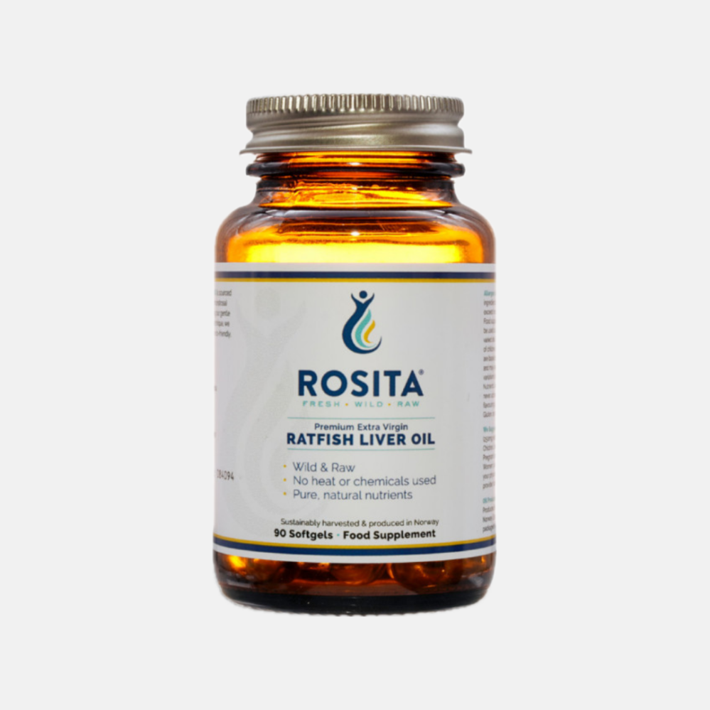Rosita Ratfish Liver Oil Viking Chimaera Monstrosa Oleum 90 kapslí