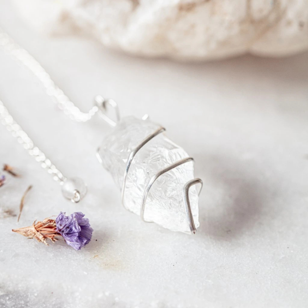 Yoga Day Kyvadlo se surovým krystalem a spirálou