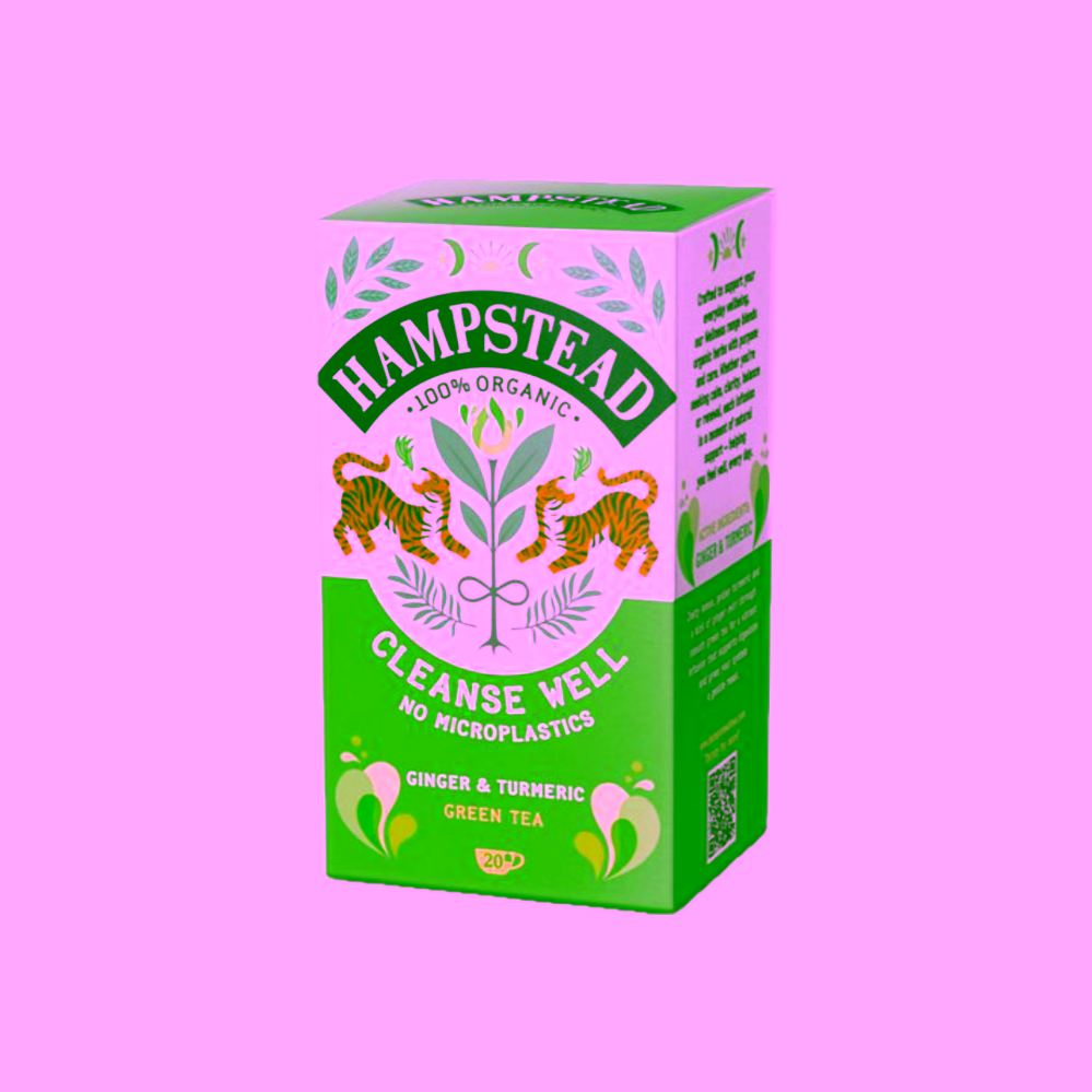 Hampstead Tea London BIO zelený čaj pro očistu a rovnováhu