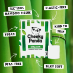 The Cheeky Panda Bambusový toaletní papír bílý 3 vrstvý balení 9 rolí