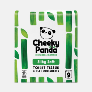 The Cheeky Panda Bambusový toaletní papír bílý 3 vrstvý balení 9 ks