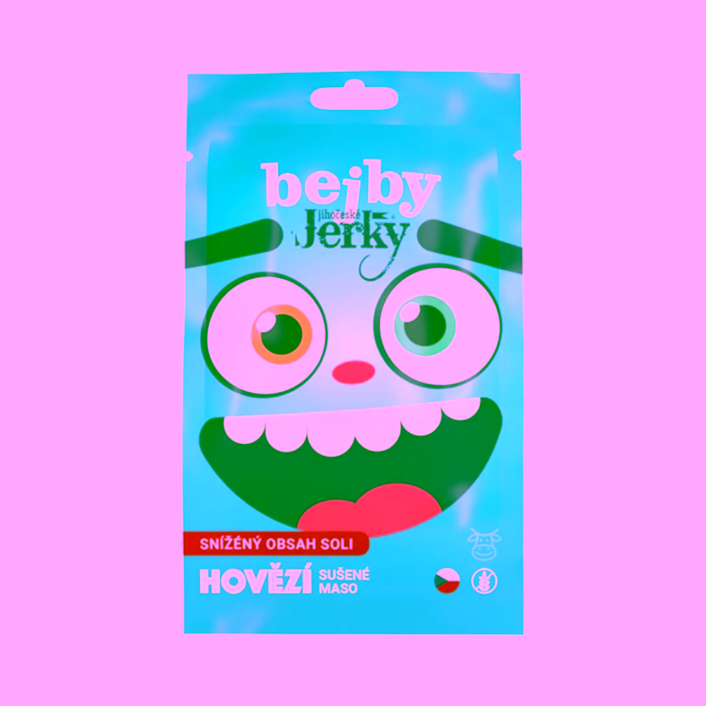 Jihočeské Jerky Bejby Jerky hovězí