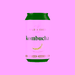 Wild & Coco Kombucha Citronová tráva