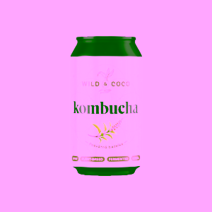 Wild & Coco Kombucha Posvátná bazalka
