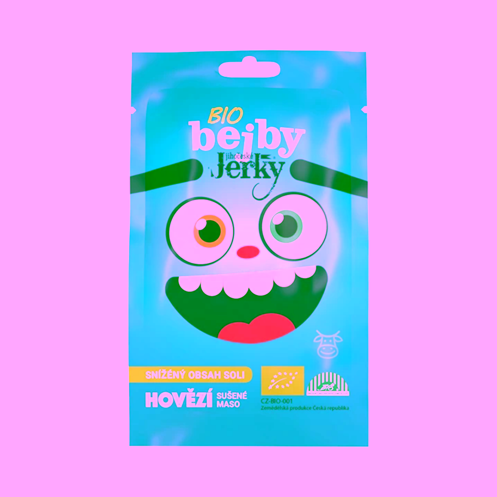 Jihočeské Jerky Bio Bejby Jerky hovězí