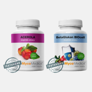 MycoMedica Výhodný balíček Acerola + Betaglukan Duo