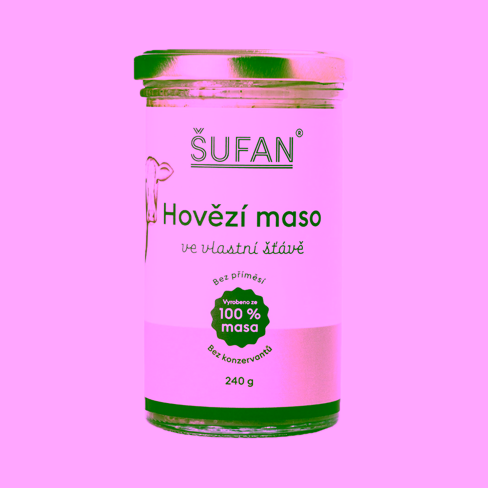 Šufan Hovězí maso ve vlastní šťávě