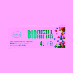 BioBag Kompostovatelné mrazící sáčky na potraviny 4 l