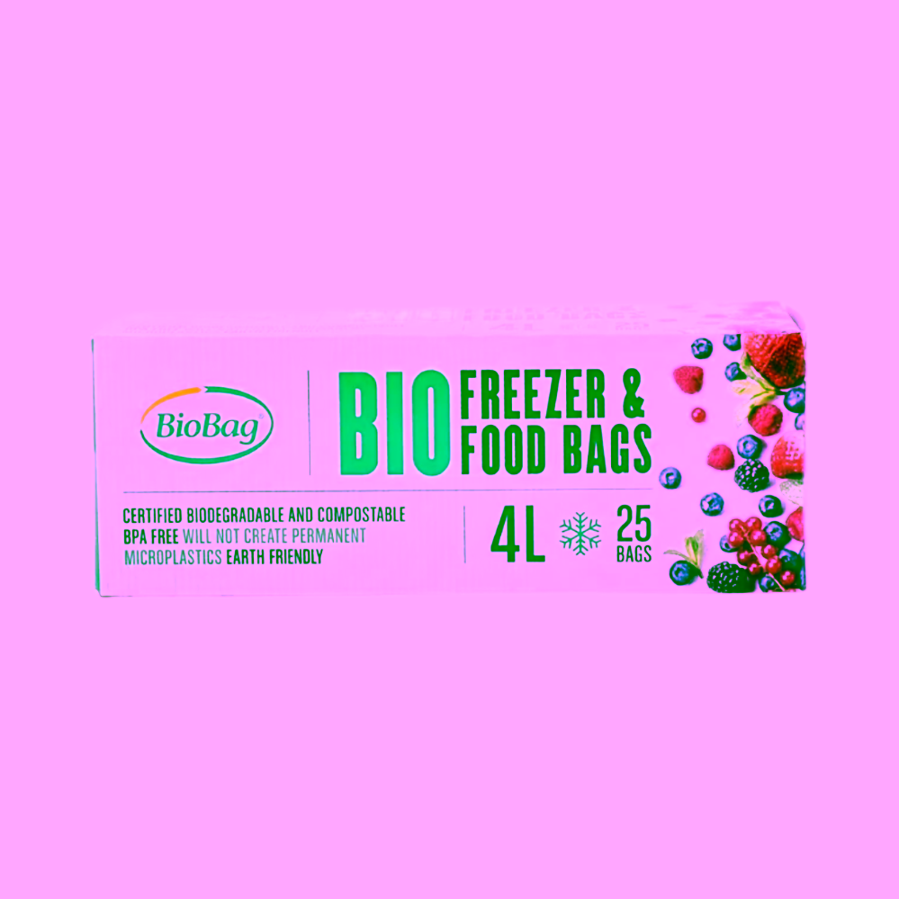 BioBag Kompostovatelné mrazící sáčky na potraviny 4 l