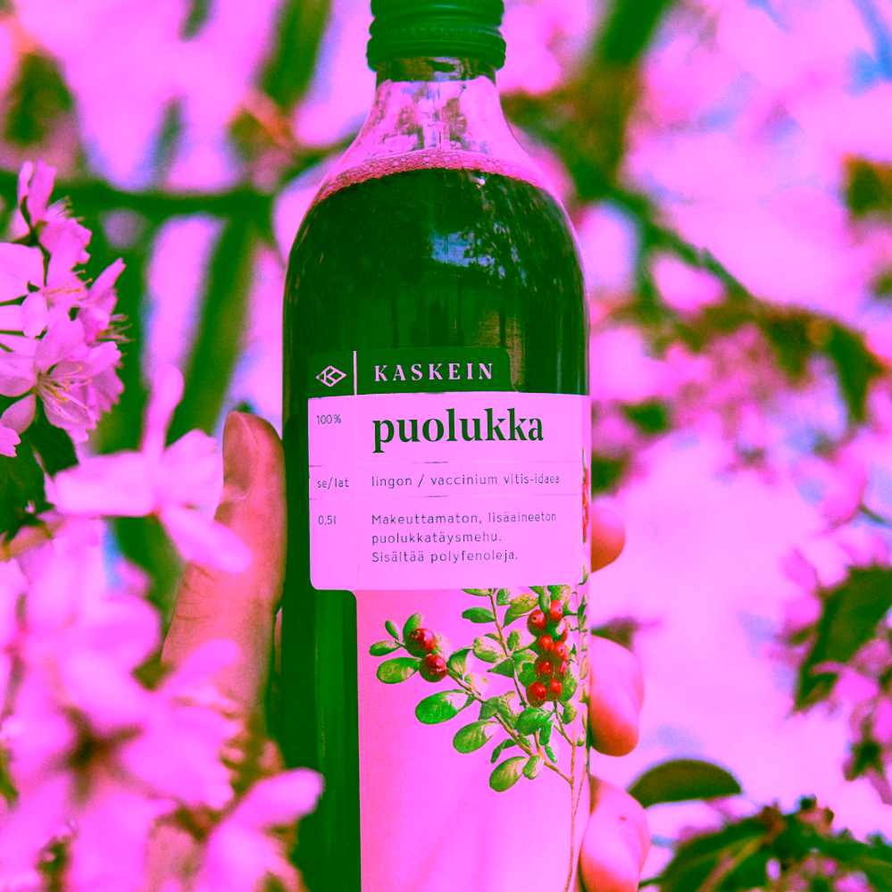 Kaskein 100% Bio brusinková šťáva
