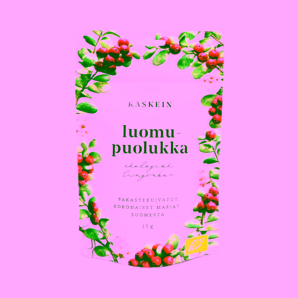 Kaskein Lyofilizované bio lesní brusinky celé