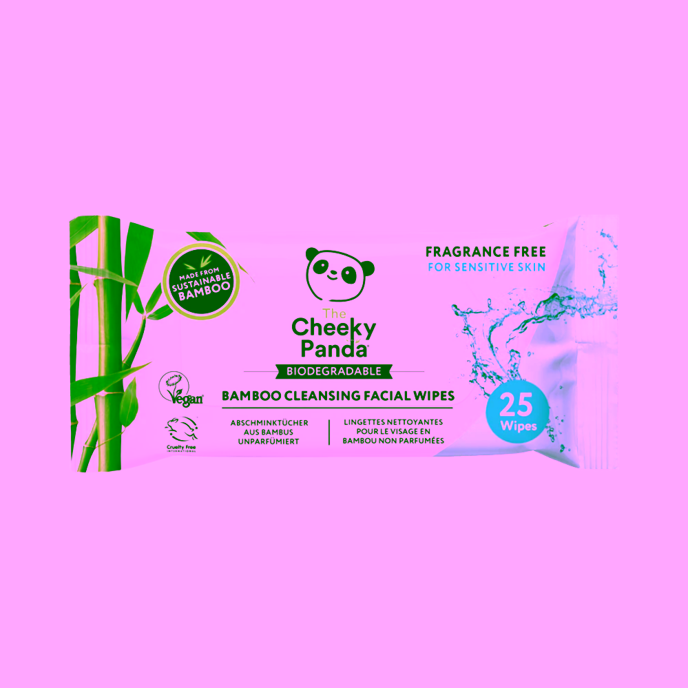 The Cheeky Panda Bambusové vlhčené ubrousky na obličej