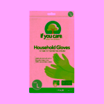 If you care Opakovaně použitelné latexové rukavice Fair Rubber velikost L