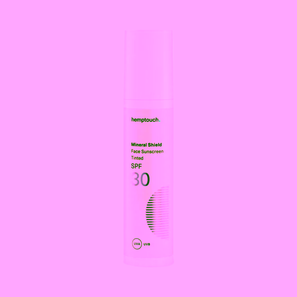 Hemptouch Minerální tónovaný opalovací krém na obličej Mineral Shield SPF 30