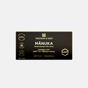 Watson & Son Manukový med Pastilky Lemon UMF 12+ (MGO 354+)