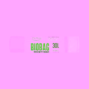 BioBag Kompostovatelné pytle se stahovací šňůrkou na bioodpad 30 l 50x60 cm