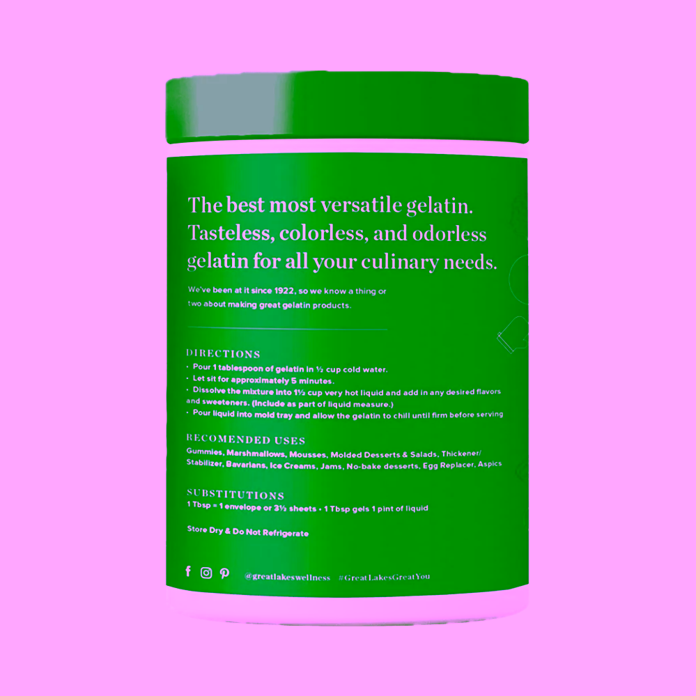 Great Lakes Wellness Hovězí želatina bez příchuti
