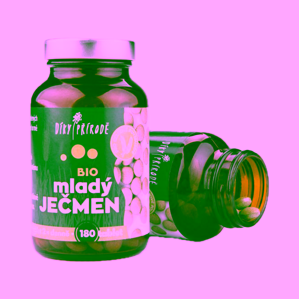 Díky přírodě Mladý ječmen BIO 180 tablet